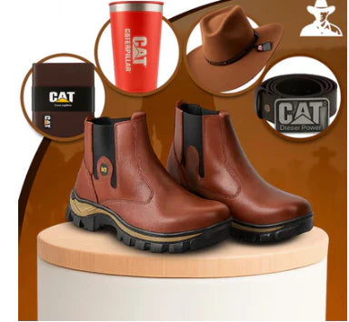 Botas Adventure de Cuero para Hombre – Resistencia y Estilo con Regalos Exclusivos