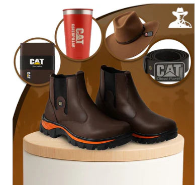 Botas Adventure de Cuero para Hombre – Resistencia y Estilo con Regalos Exclusivos